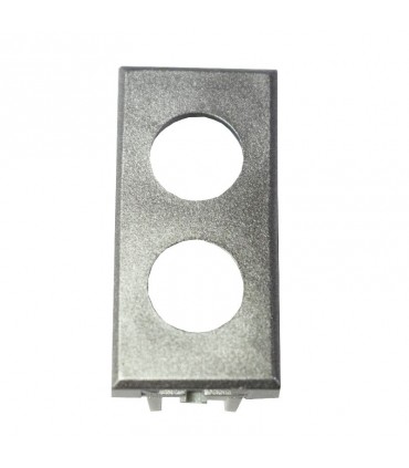 Adapter für PDM00 Fracarro 2-Loch Bticino Axolute hellgrau HC 289739