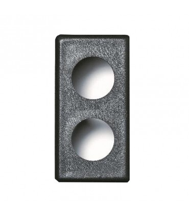 Adapter für TV-Steckdosen Demix Fracarro Bticino Axolute Schwarz 289740