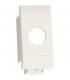 FTE Adapter eine Bohrung für Sat-Steckdosen für Bticino LivingLight Serie weiß