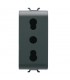 Gewiss Chorus 10/16A Standard-Steckdose schwarz GW12203