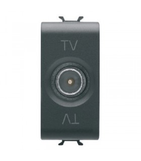 Gewiss Chorus direct TV-Steckdose schwarz GW12361