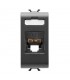 Gewiss Chorus Telefonsteckdose schwarz GW12401