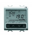 Gewiss Chorus Relais-Zeitthermostat für Unterputzmontage Titanium GW14703