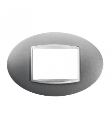 Gewiss Abdeckrahmen ART 3P Titan GW16303VT