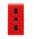 Gewiss-System-Zweiwege-Steckdose 10/16A rot GW20295