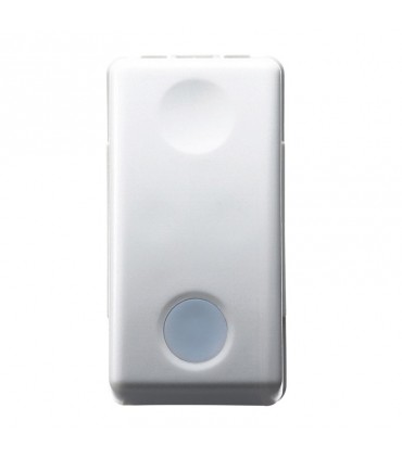 Gewiss-Systemschalter zweipolig hell 16A GW20504