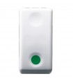 Gewiss-Systemtaster 1P NO - 10 A - Aus NC grünes Symbol GW20522