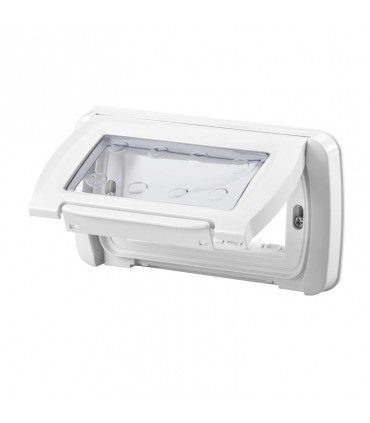 Wasserdichte Platte Gewiss system weiß ip55 4 Module GW22461