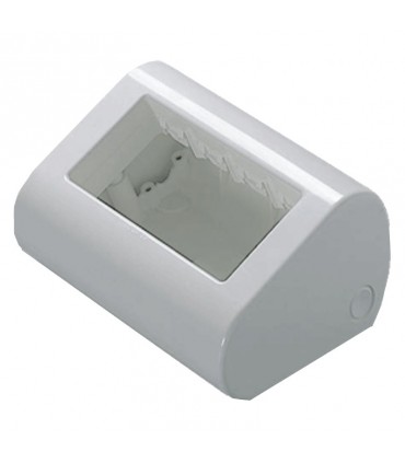 Gewiss Tischaufsatzbehälter 4 Plätze weiß GW24018