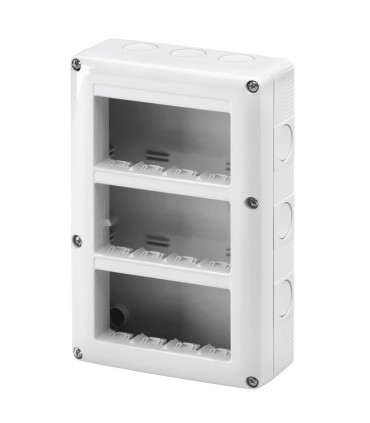 Gewiss Wandcontainer 12 Positionen für Systemreihe GW27024