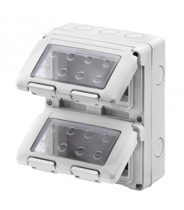 Gewiss-Gehäuse für System vertikal wasserdicht 8 Plätze Modul 4x2 IP55