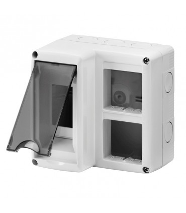 Gewiss-Schutzgehäuse für den kombinierten Einbau von modularen Din- und Systemgeräten IP40