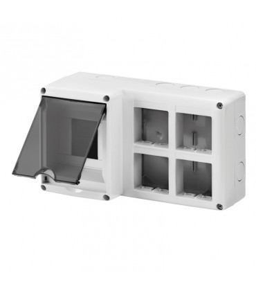 Container Gewiss Wandverteiler 8 Module plus 4 Plätze GW27072