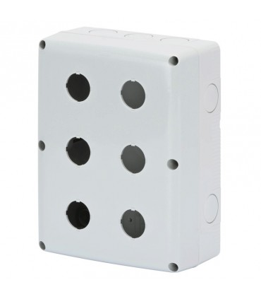 Gewiss Wandbehälter 6 Löcher 22mm leer für Taster GW27104