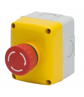 Behälter mit Nottaster Gewiss 1NA 1NC IP66 GW27202