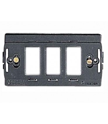 Master Halterung für 3 Module, auch für Bticino Magic Schaltern kompatibel