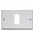 Master Abdeckrahmen 1 Modul inox für master Halterungen 350-1