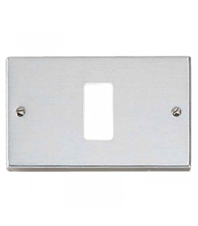 Master Abdeckrahmen 1 Modul inox für master Halterungen 350-1