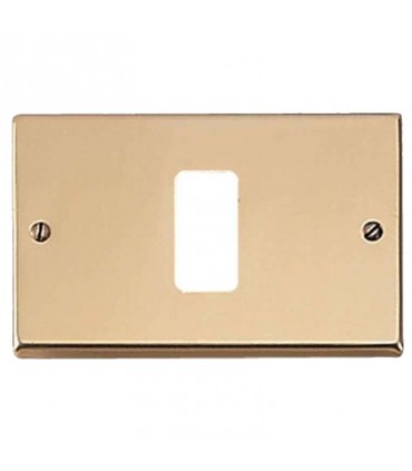 Master Abdeckrahmen 1 Modul Bronze für master 351-1-Halterungen