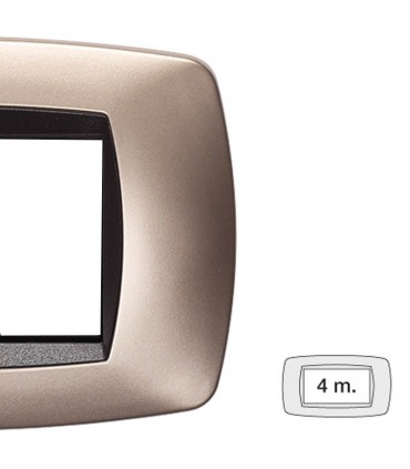 Plate Master Modo 4 Module Kupfer matt 39TC544