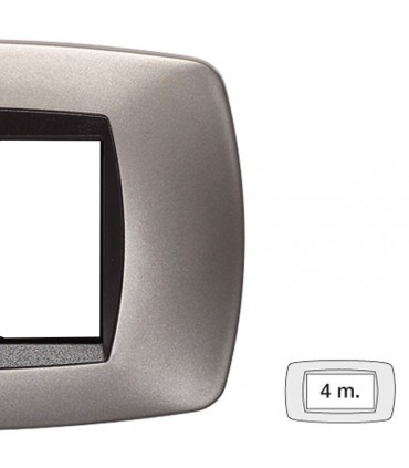 Master Modo Platte 4 Module matt bronze 39TC554