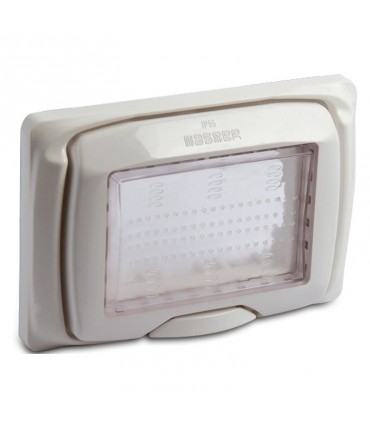 Wasserdichte Platte selbsttragende Abdeckung Master Mix IP55 Weiß 43603