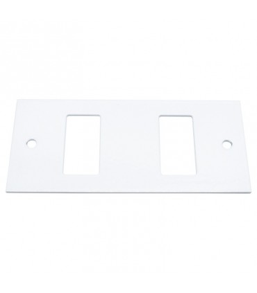 Master lackierter weißer Einsatz 2 Loch für 60I102 Rahmen