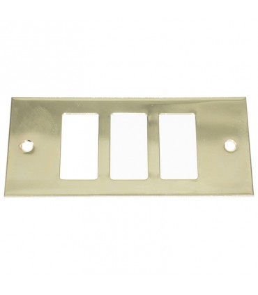 Master Einsatz lackiertes Gold 3 Module zu vervollständigen mit 60l213 Abdeckrahmen