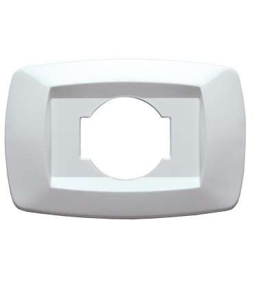 Master modì Abdeckrahmen, weiß, für unel schuko-Steckdose MD10NU