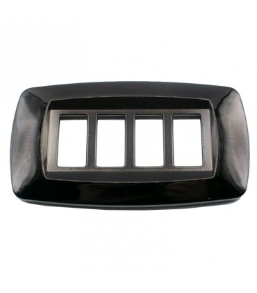 Master Modì Abdeckrahmen für Bticino 4 Module gunmetal MD234