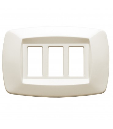 Master Abdeckrahmen modi 3 Module, elfenbeinfarben MD283