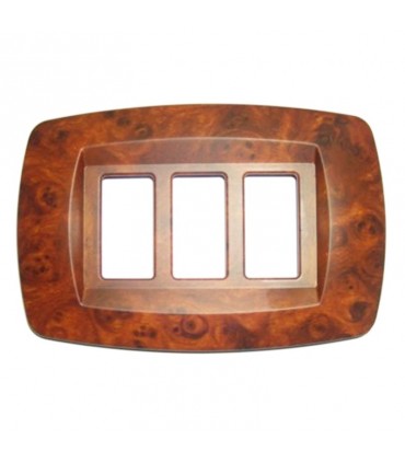 Master Modì Abdeckrahmen für Bticino 3 Module briar MD433