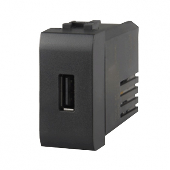 4box USB-Ladegerät für Bticino LivingLight anthrazit 2.1A 4B.L.USB