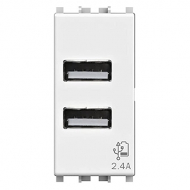More about Doppel-USB-Steckdose 4Box 2,4A für Vimar Arke weiß 4B.V19B.USB.24