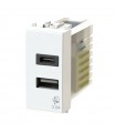 4Box 3.0A USB-Buchse für Vimar Arke Serie weiß 4B.V19B.USB.30