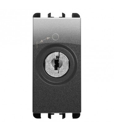 Schlüsselschalter Urmet Simon Nea 2P mit Tasten Stahl 10142AC