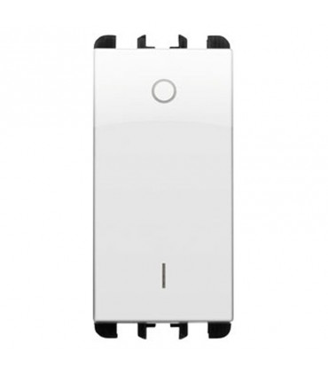 2P 16A zweipoliger Drucktaster Urmet Simon Nea eisweiß 10162BG