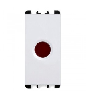 Roter Diffusor für led Urmet Simon Nea 1 Modul weiß 10282.B