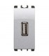 Urmet Simon Nea Usb 5V 2,1A Aluminium Farbe 10330AL
