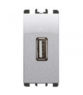 Urmet Simon Nea Usb 5V 2,1A Aluminium Farbe 10330AL