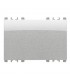 Urmet Simon Nea 3-Modul-Schalterabdeckung 10360/3AL