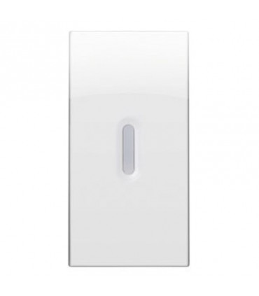 Beleuchtete Schalterabdeckung Simon Urmet Nea 1 Modul eisweiß 10362BG