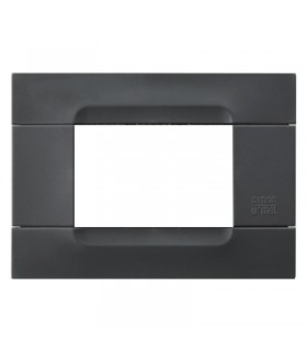 Platte Urmet Simon Kàdra technopolymer schwarz auckland 3 Module 10803