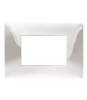 Platte 3 Module Urmet Simon Nea Edelstahl poliert 11803.