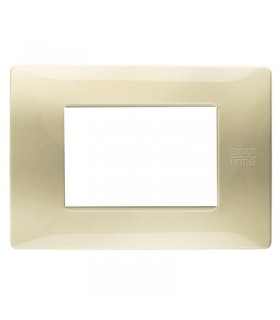 Platte 3 Module Urmet Simon Nea satiniert gold 11803.OS