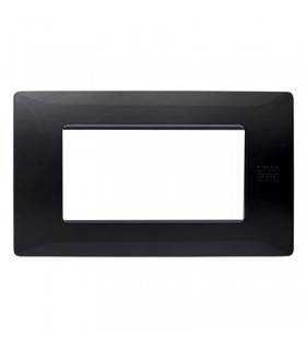 Simon Urmet Flexa-Platte 4 Module schwarz absolut 11804.NA