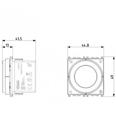 Vimar Funk-Thermostat IoT2M Grau 02973