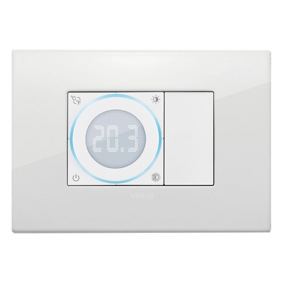 Vimar Drahtlos verbundener Thermostat IoT2M weiß 02973.B
