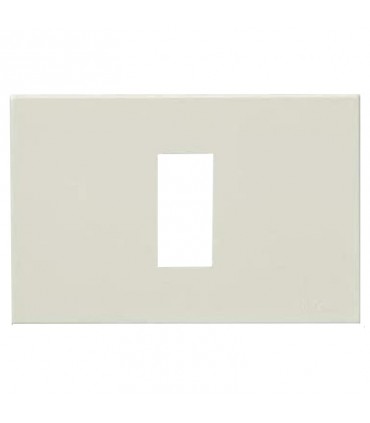 Vimar Abdeckrahmen 8000 1 Standardmodul Elfenbeinfarbe für Unterputzdosen 08635.A