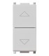 Vimar Plana Silver Doppelknopf 14062.SL